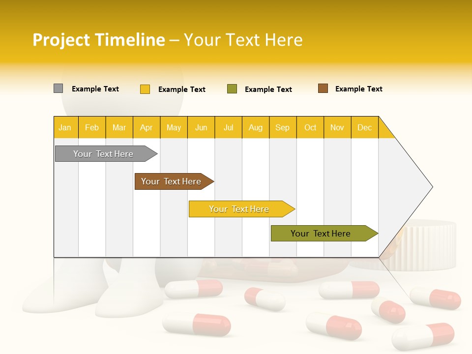 Addiction Capsule Illustration PowerPoint Template