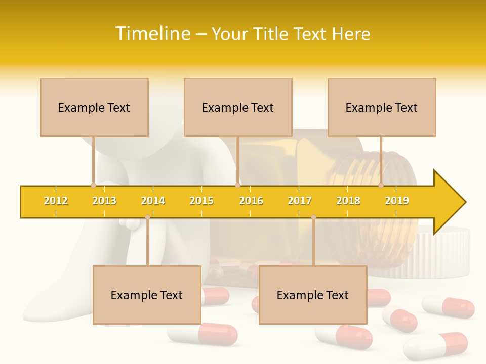 Addiction Capsule Illustration PowerPoint Template