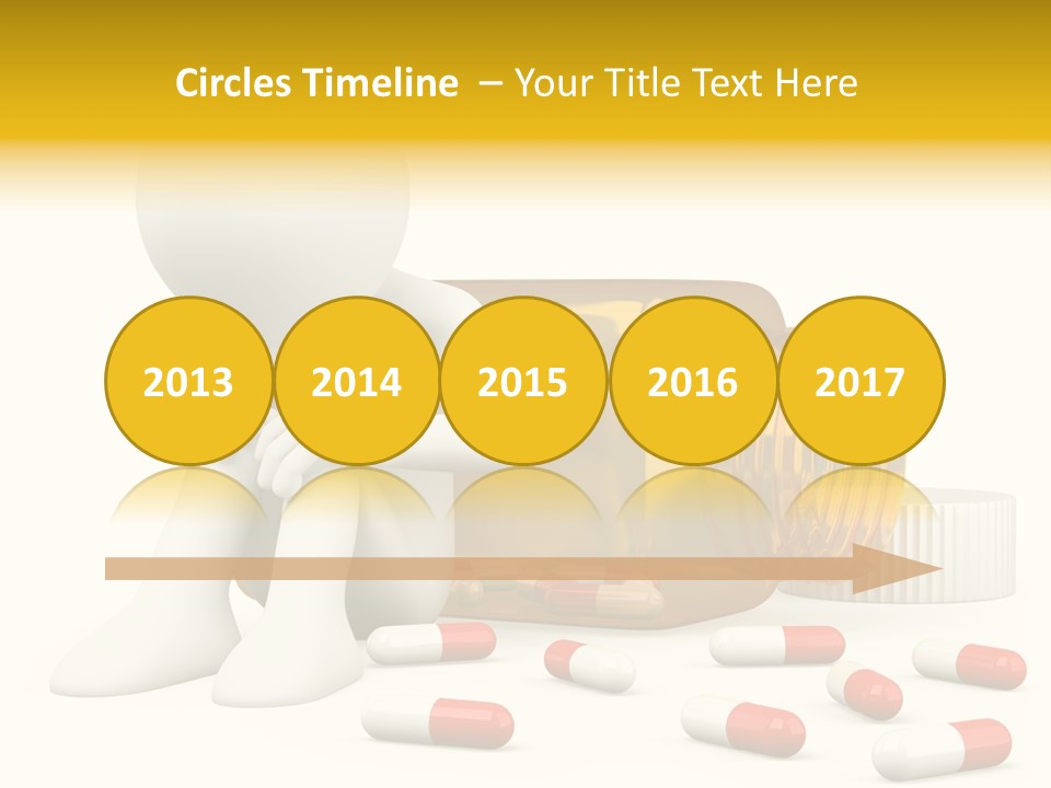 Addiction Capsule Illustration PowerPoint Template