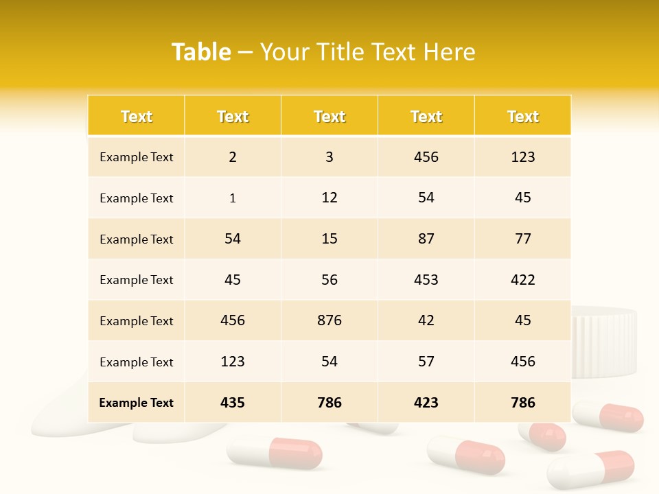 Addiction Capsule Illustration PowerPoint Template