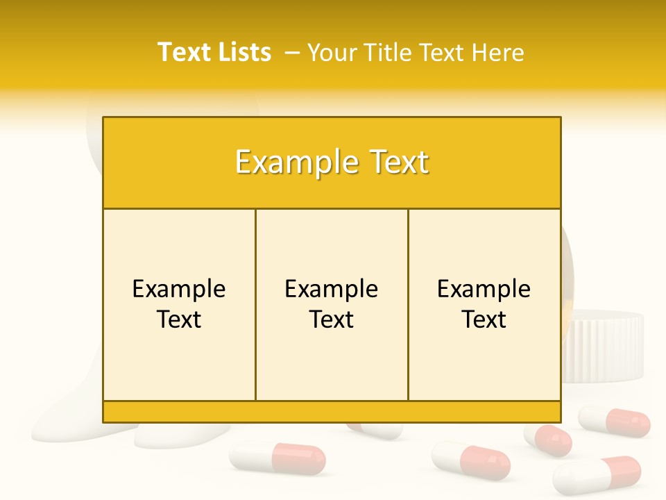 Addiction Capsule Illustration PowerPoint Template