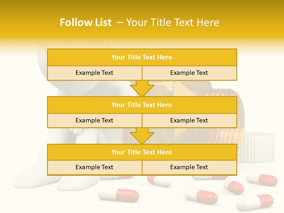 Addiction Capsule Illustration PowerPoint Template