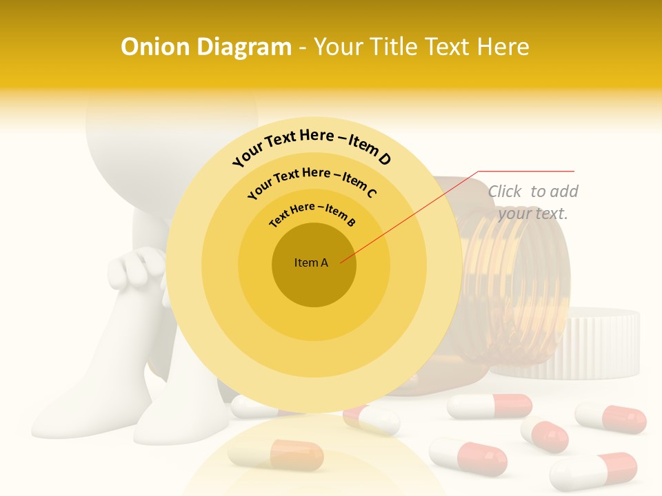 Addiction Capsule Illustration PowerPoint Template