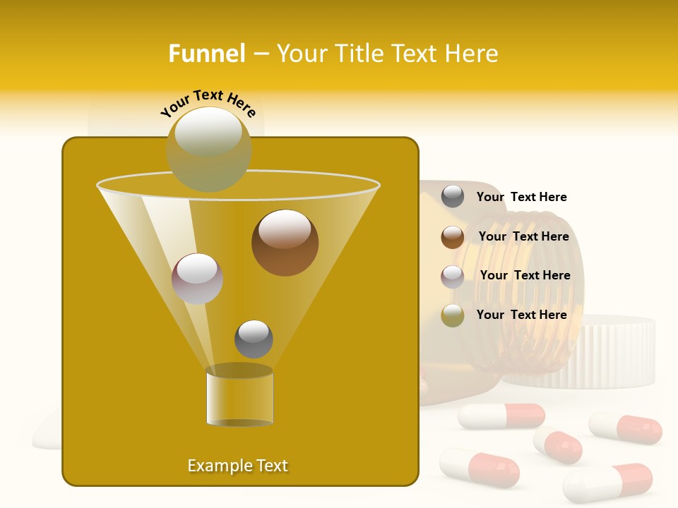 Addiction Capsule Illustration PowerPoint Template