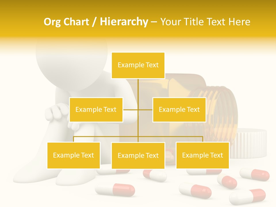 Addiction Capsule Illustration PowerPoint Template