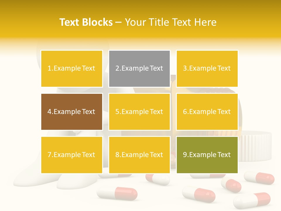 Addiction Capsule Illustration PowerPoint Template