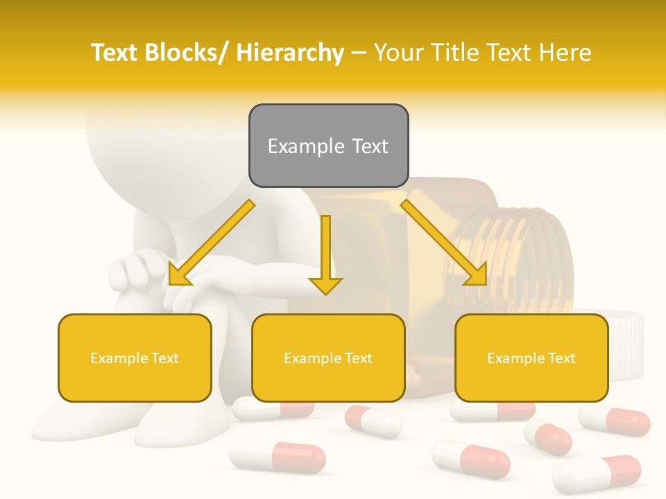 Addiction Capsule Illustration PowerPoint Template