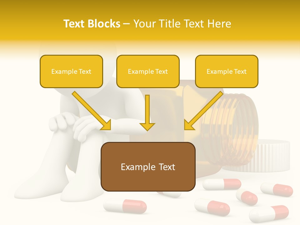 Addiction Capsule Illustration PowerPoint Template