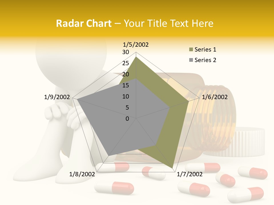 Addiction Capsule Illustration PowerPoint Template