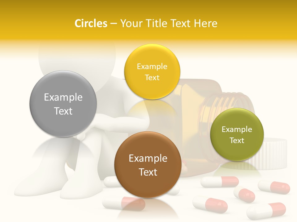 Addiction Capsule Illustration PowerPoint Template