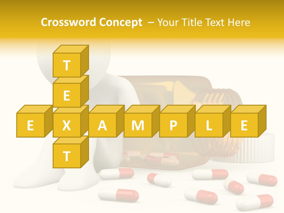 Addiction Capsule Illustration PowerPoint Template