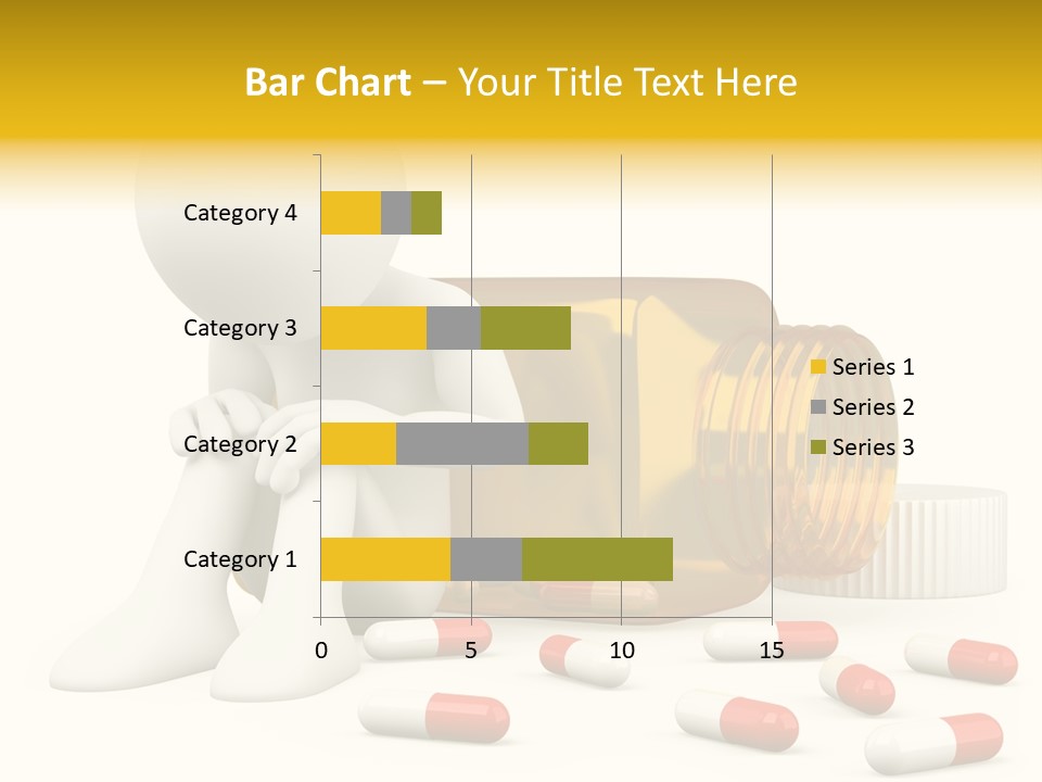 Addiction Capsule Illustration PowerPoint Template