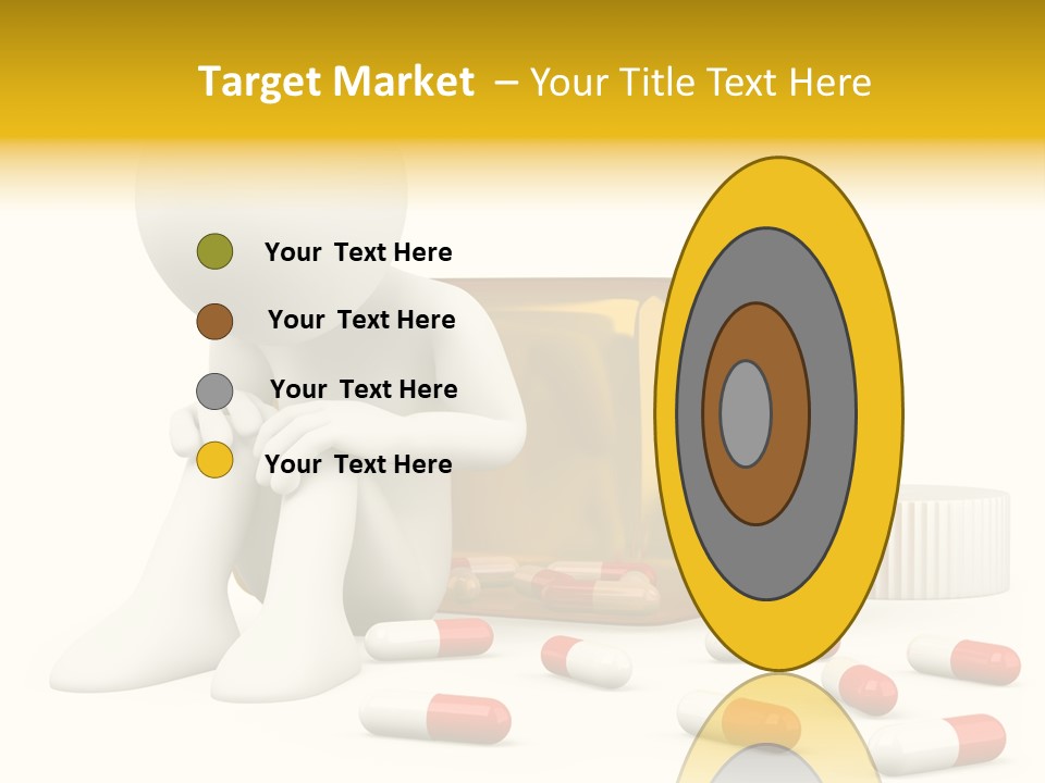 Addiction Capsule Illustration PowerPoint Template