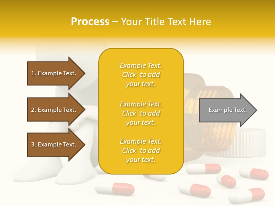 Addiction Capsule Illustration PowerPoint Template