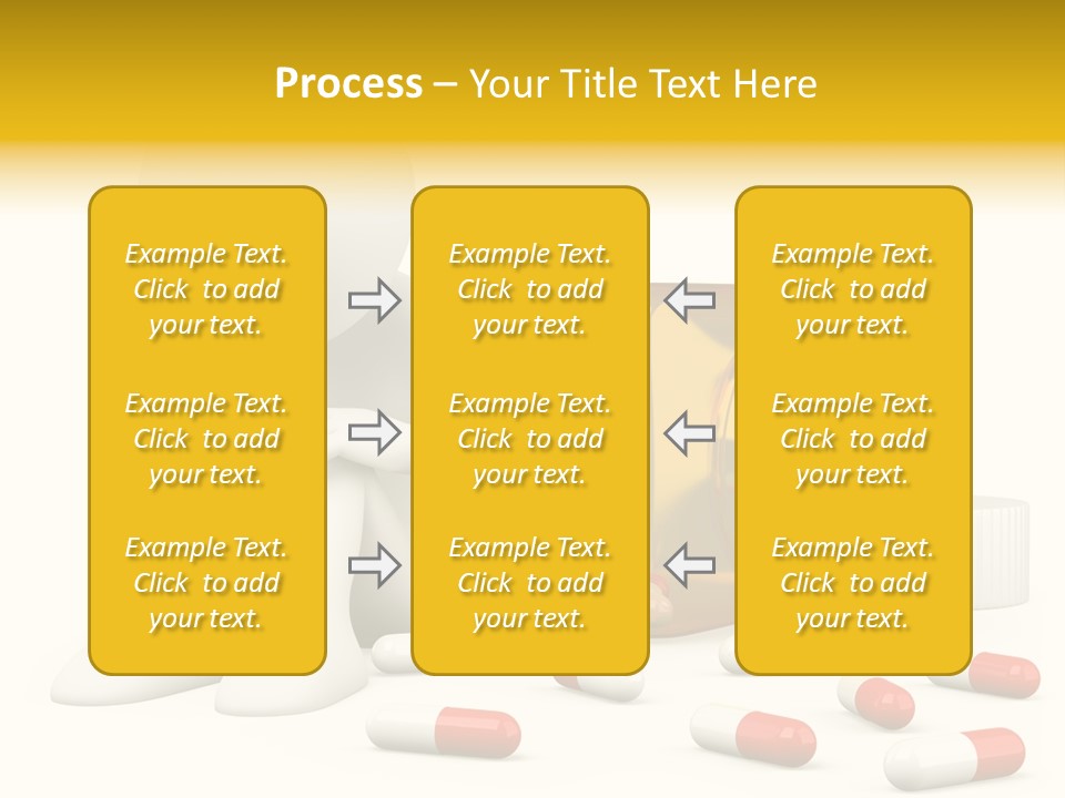 Addiction Capsule Illustration PowerPoint Template