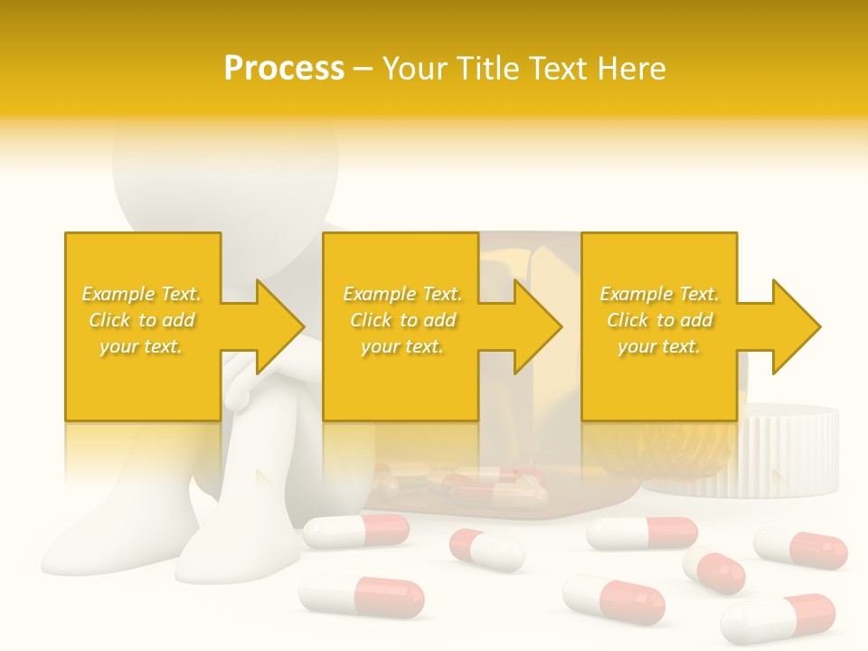 Addiction Capsule Illustration PowerPoint Template