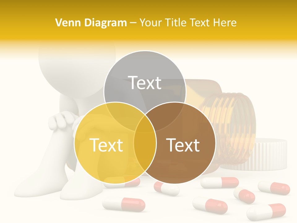 Addiction Capsule Illustration PowerPoint Template