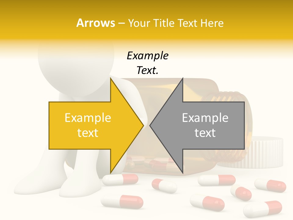 Addiction Capsule Illustration PowerPoint Template