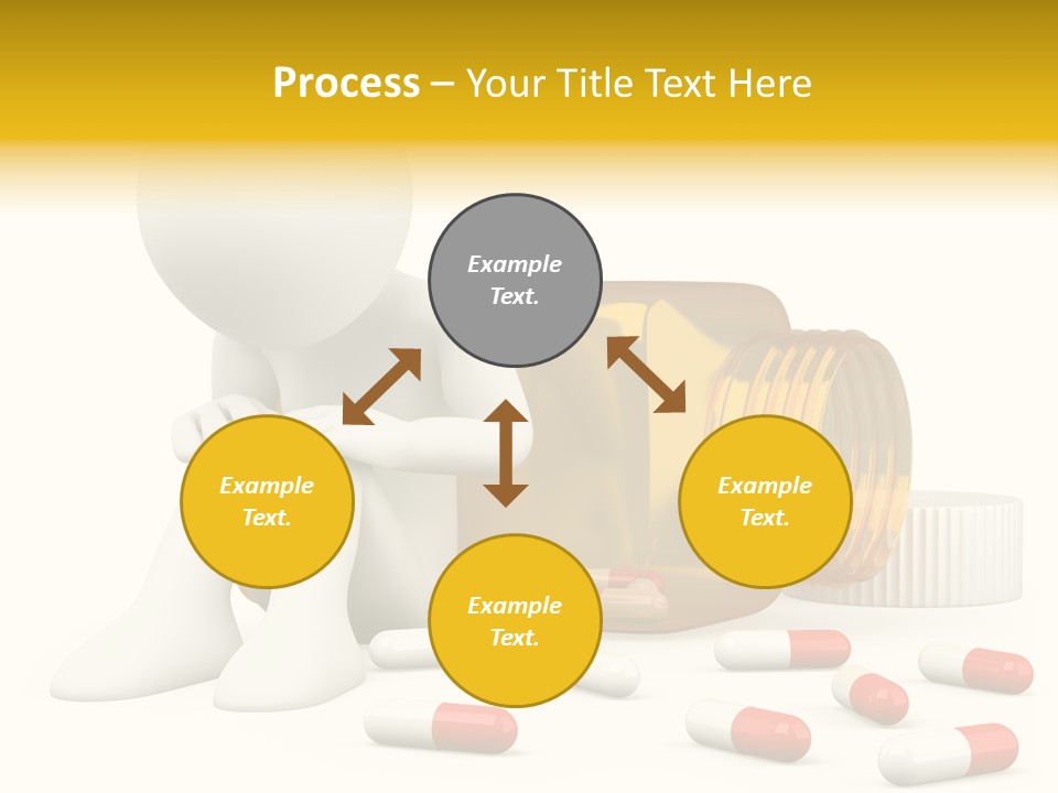 Addiction Capsule Illustration PowerPoint Template