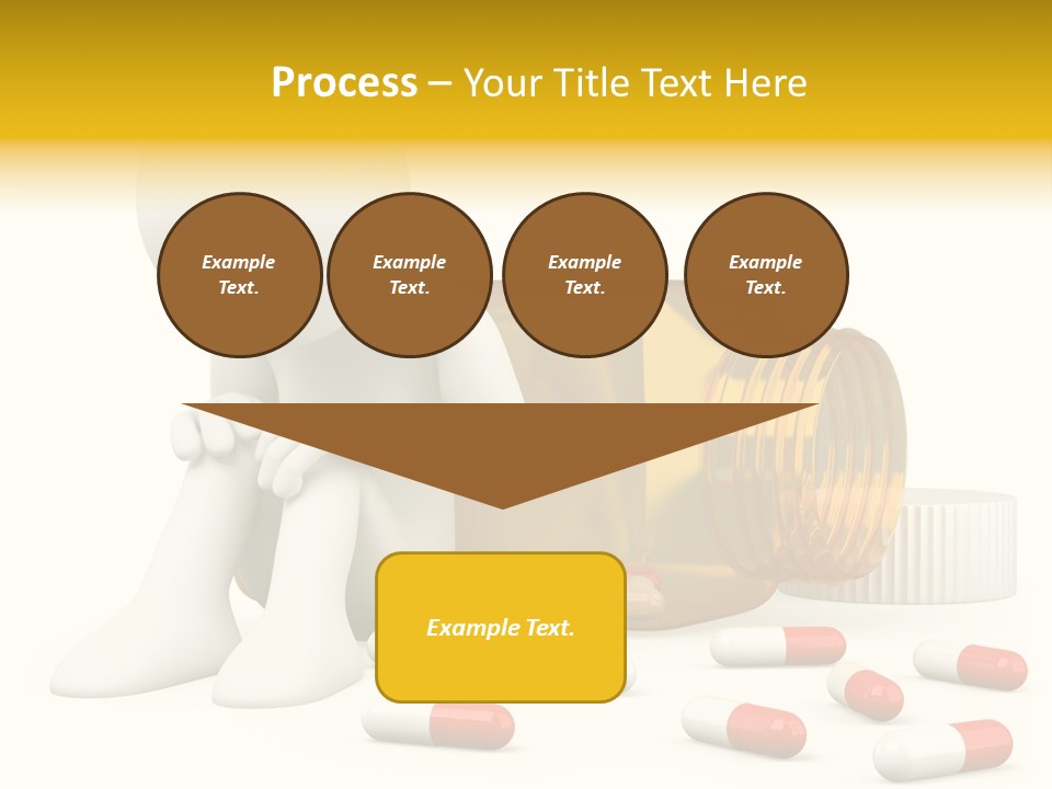 Addiction Capsule Illustration PowerPoint Template