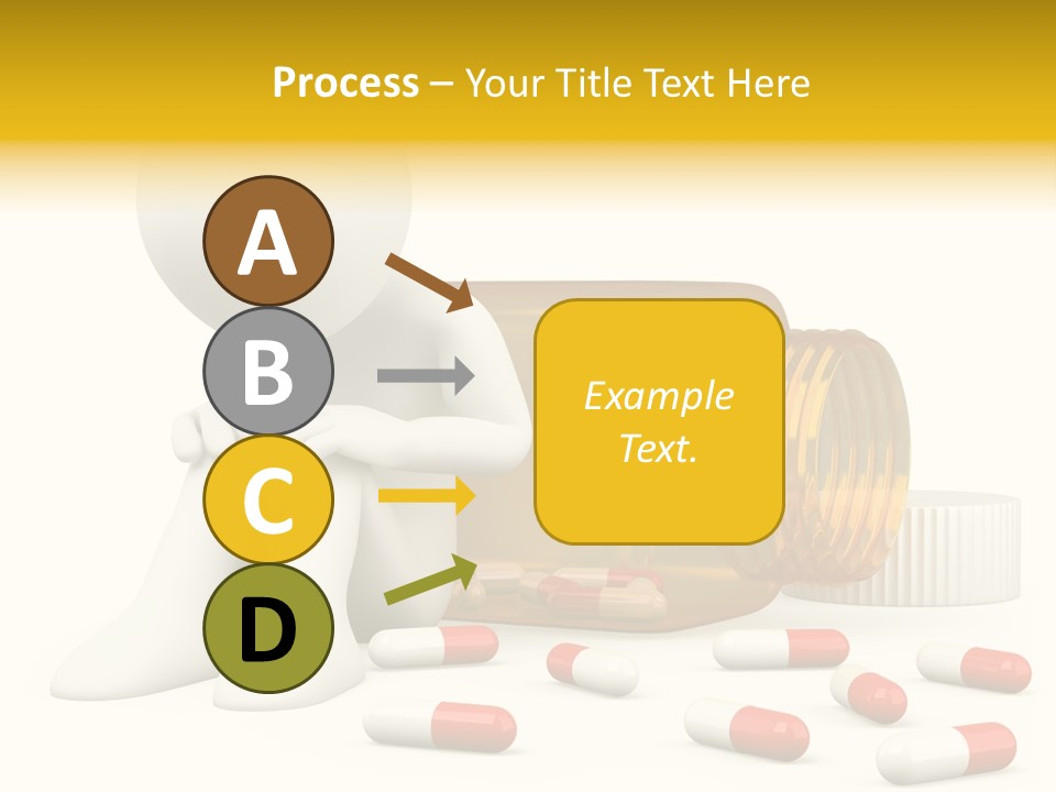 Addiction Capsule Illustration PowerPoint Template