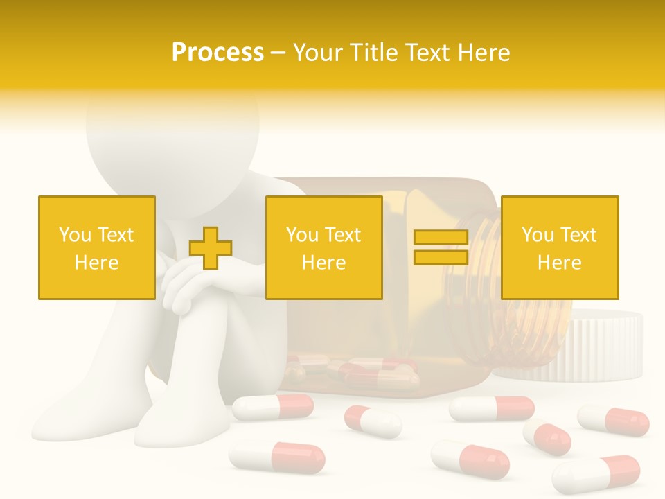 Addiction Capsule Illustration PowerPoint Template