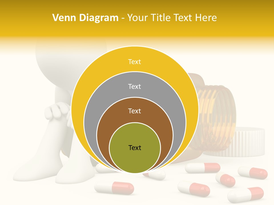 Addiction Capsule Illustration PowerPoint Template