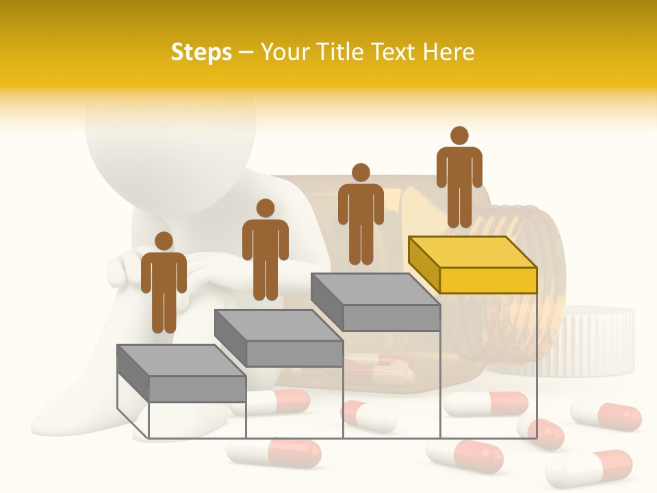 Addiction Capsule Illustration PowerPoint Template