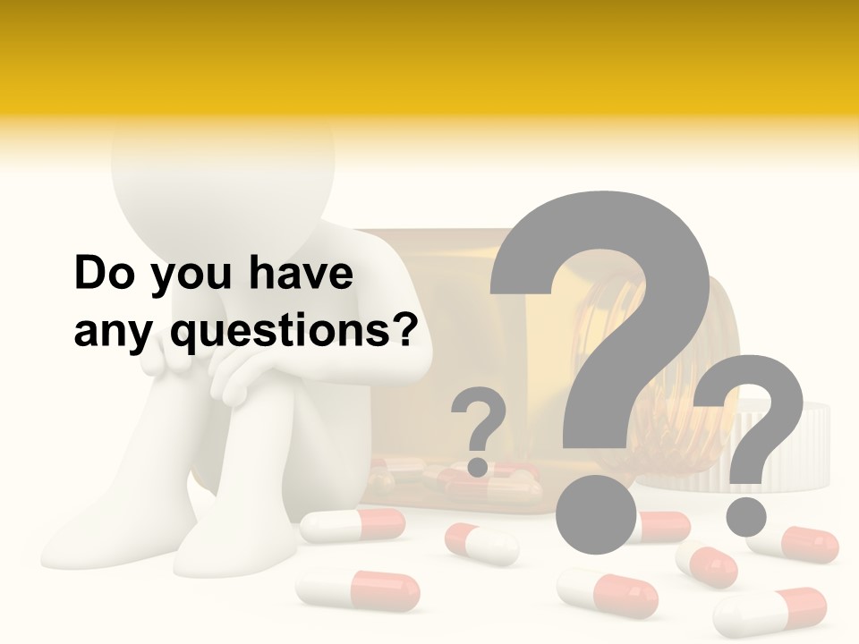 Addiction Capsule Illustration PowerPoint Template