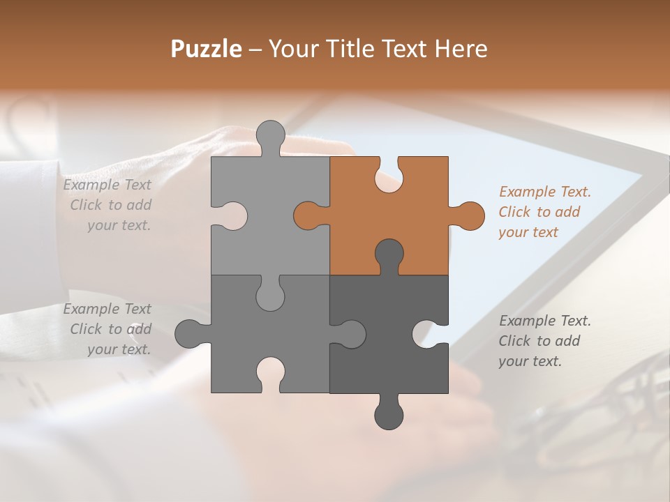 Interactive Touchpad Technology PowerPoint Template