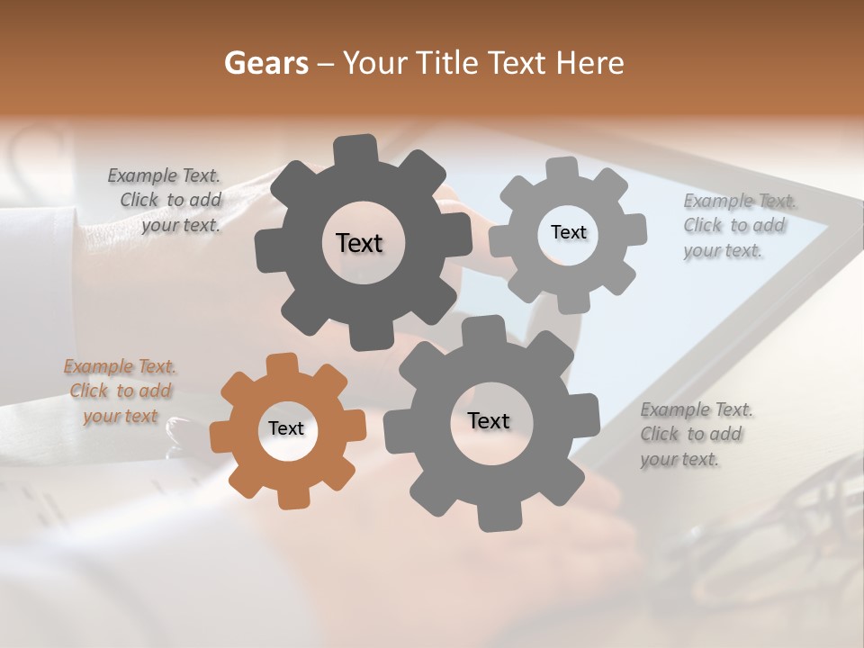Interactive Touchpad Technology PowerPoint Template