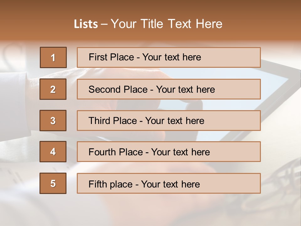 Interactive Touchpad Technology PowerPoint Template