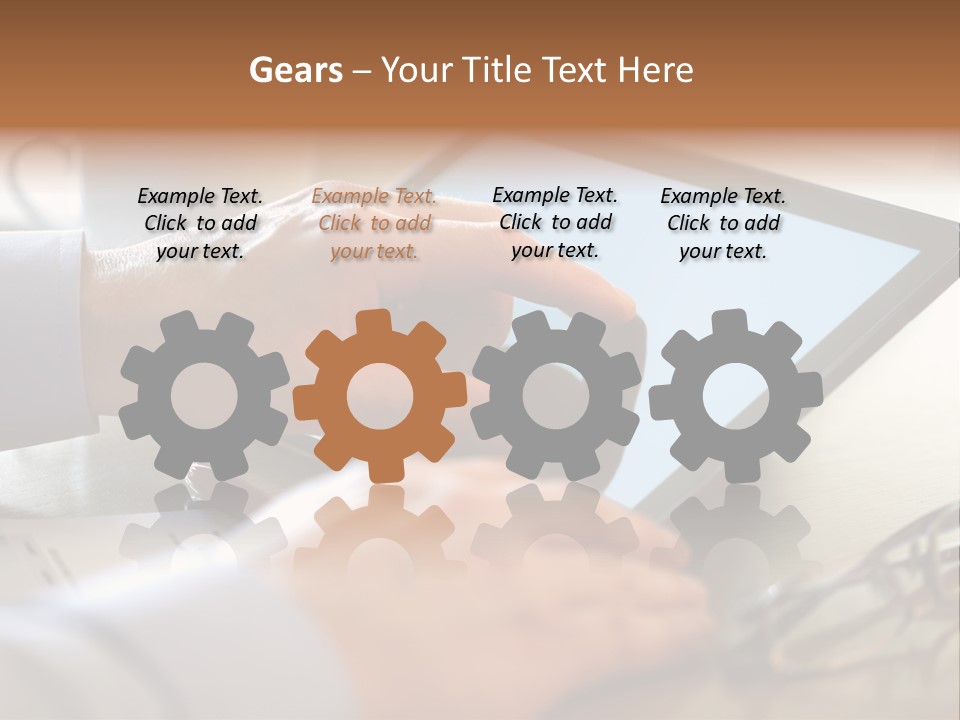 Interactive Touchpad Technology PowerPoint Template