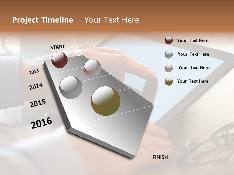 Interactive Touchpad Technology PowerPoint Template