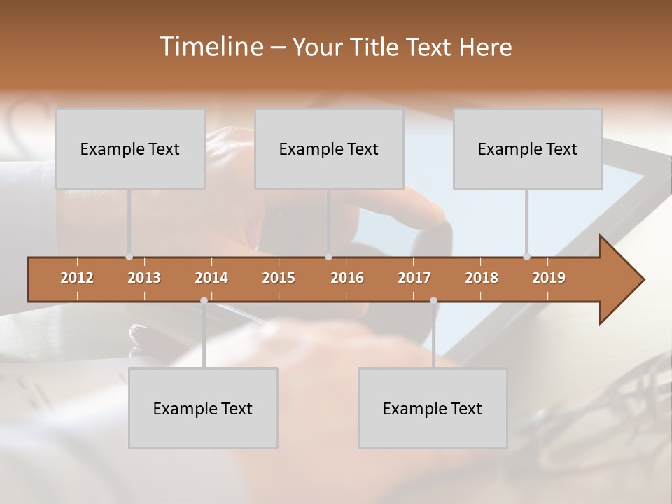 Interactive Touchpad Technology PowerPoint Template