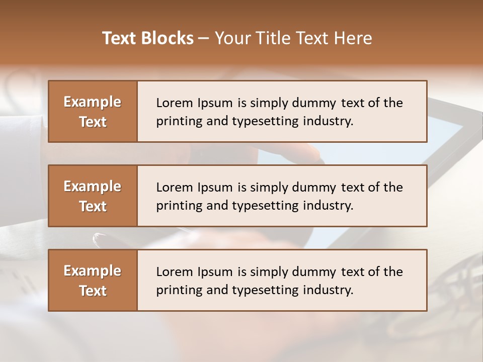 Interactive Touchpad Technology PowerPoint Template
