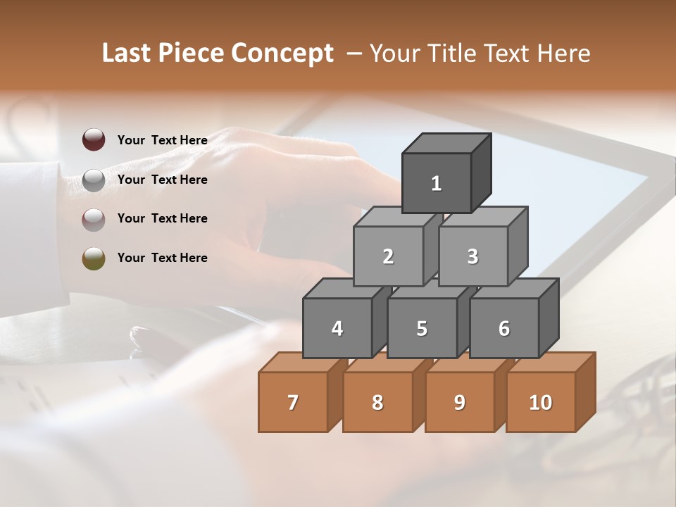 Interactive Touchpad Technology PowerPoint Template