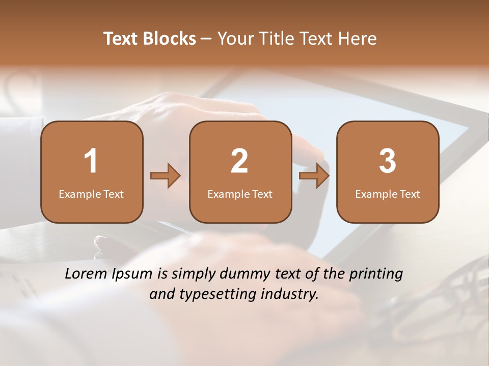 Interactive Touchpad Technology PowerPoint Template