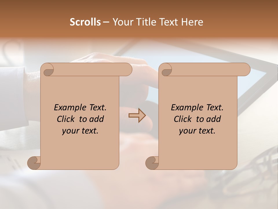 Interactive Touchpad Technology PowerPoint Template