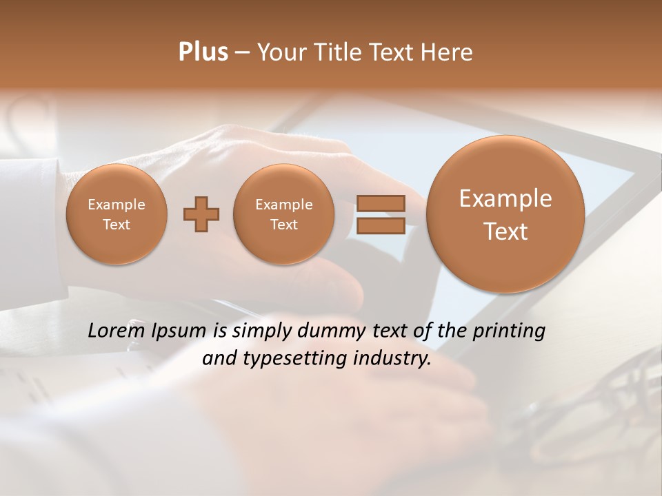 Interactive Touchpad Technology PowerPoint Template