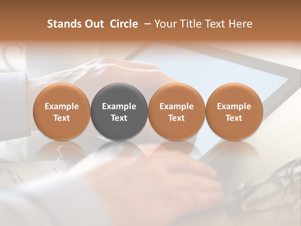 Interactive Touchpad Technology PowerPoint Template