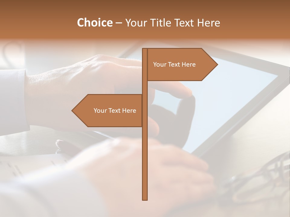 Interactive Touchpad Technology PowerPoint Template