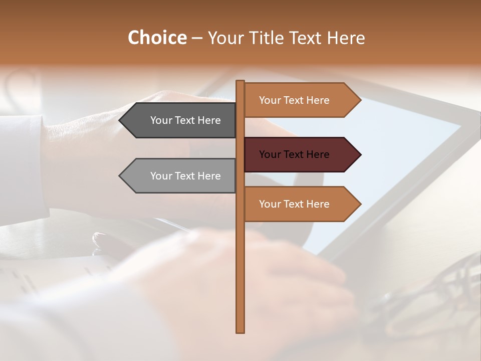 Interactive Touchpad Technology PowerPoint Template
