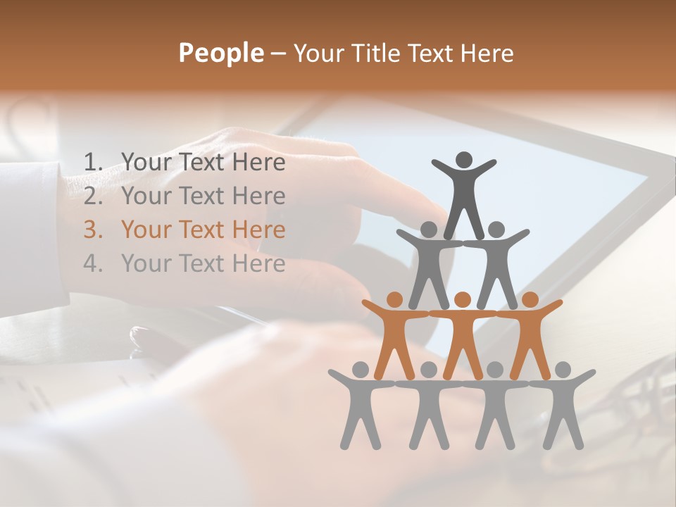 Interactive Touchpad Technology PowerPoint Template