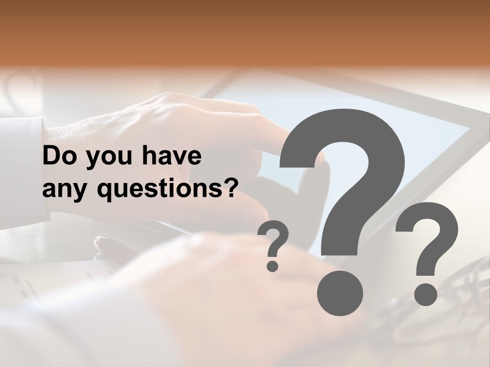 Interactive Touchpad Technology PowerPoint Template