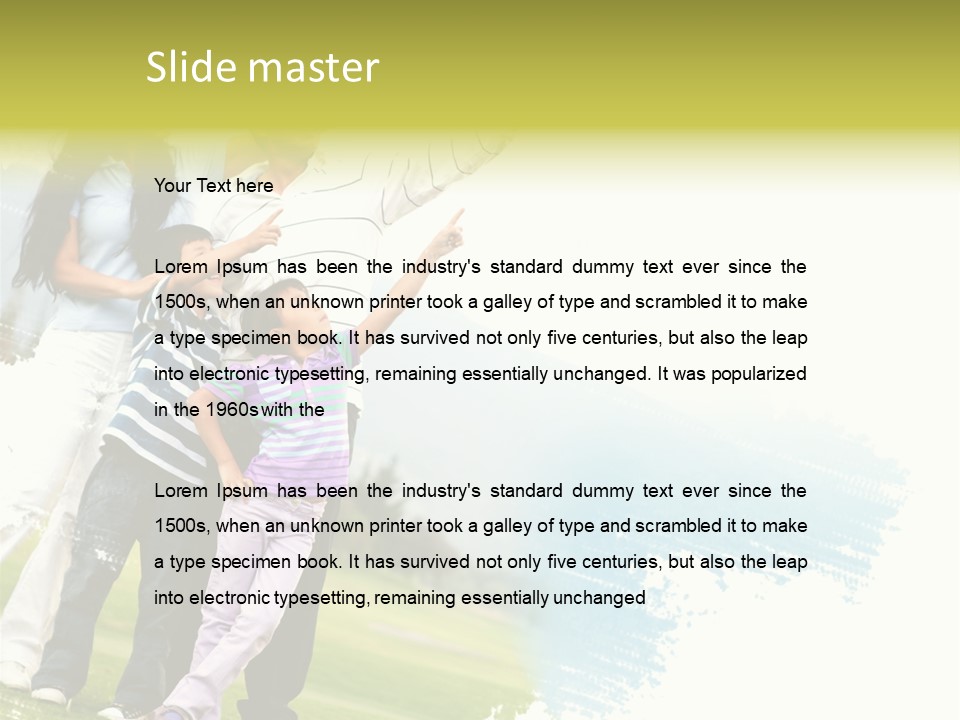 Dad Person Togetherness PowerPoint Template