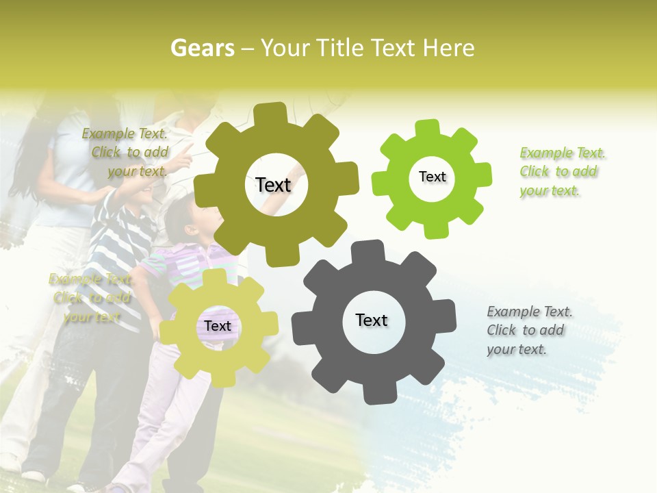 Dad Person Togetherness PowerPoint Template