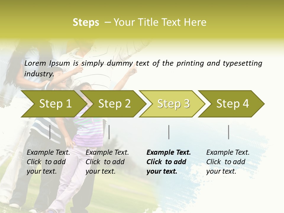 Dad Person Togetherness PowerPoint Template