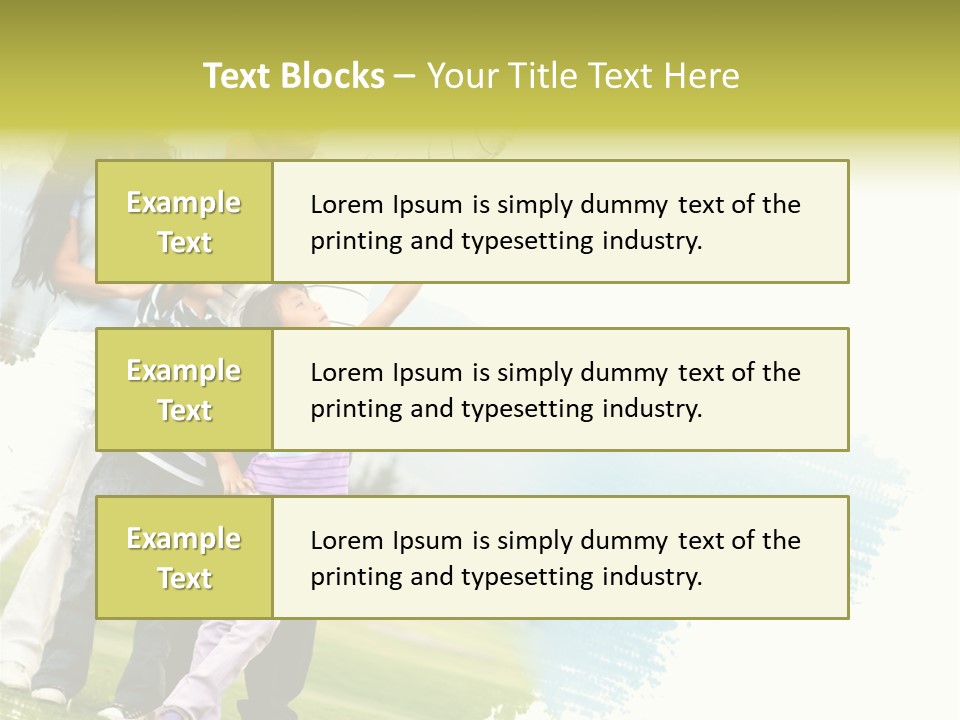 Dad Person Togetherness PowerPoint Template