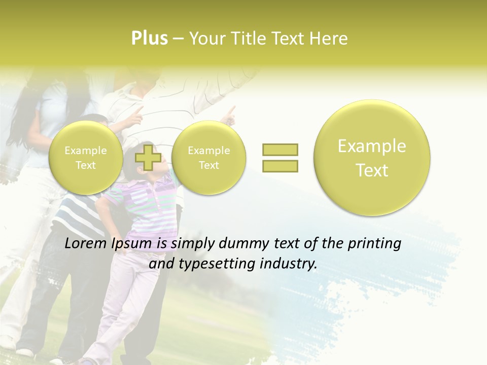Dad Person Togetherness PowerPoint Template